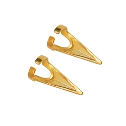 Anello di separazione dei capelli in metallo da 2 pezzi per sezionare le estensioni dei capelli strumento di selezione dei capelli regolabile per intrecciare i capelli