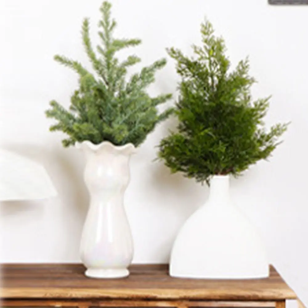 

Realistic Artificial Pine Branches Plastic DIY Artificial Pine Needle Branch Handmade Fake Ceder Branches Garlands Accessories