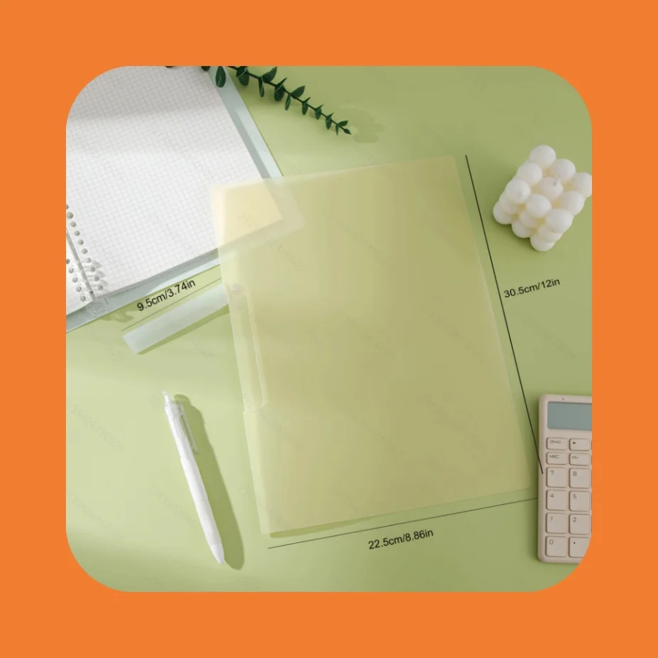 5-حزمة A4 الملونة الدورية شفافة سحب قضيب مجلدات الملفات Ins الجانب افتتاح سحب قضيب إدراج مجلدات المستندات الصفحة #2