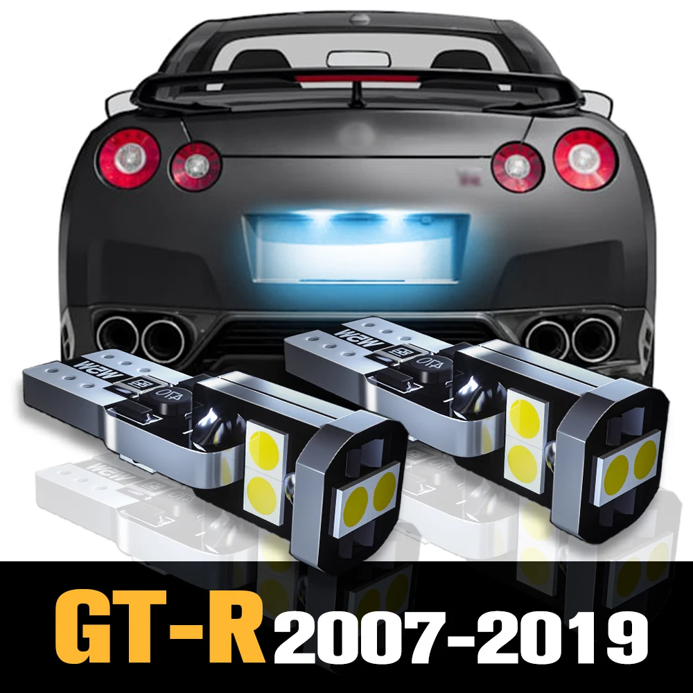 2 pz Canbus LED Luce Targa Lampada Accessori Per Nissan GT-R GTR 2008 2009 2010 2011 2012 2013 2014 2015 2016 2017 2018