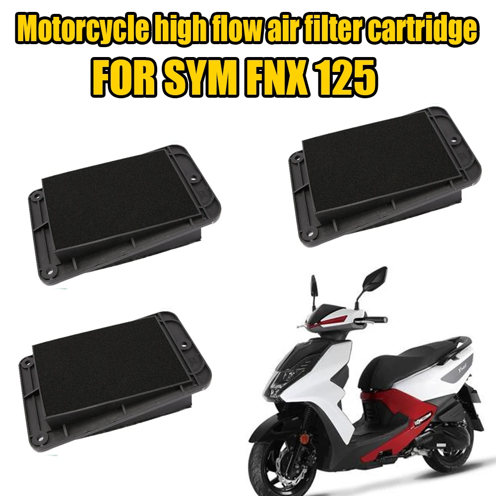 ل SYM FNX 125 FNX 150 دراجة نارية تعديل فلتر الهواء تدفق عالية فلتر الهواء الملحقات #1