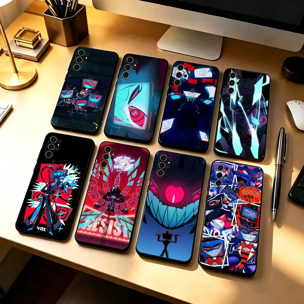 Media Overlord TV Demon V-Vox  Basic Phone Case For Samsung S26,25,24,21,22,20,10,9,8,7,Ultra,Plus, Fe, Lite Cover