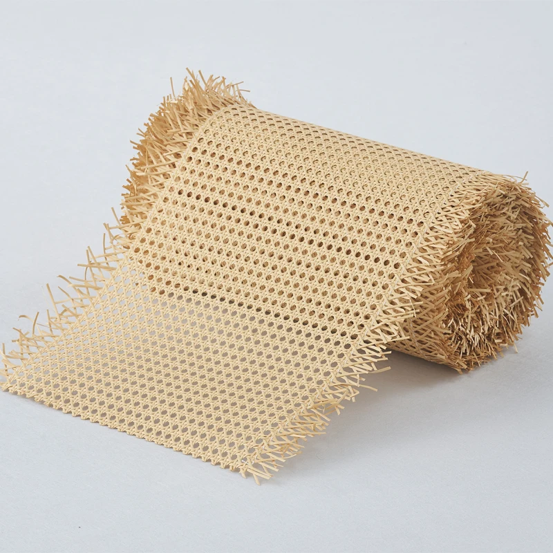 0.35 متر-0.6 متر مادة الروطان واسعة اليدوية DIY بها بنفسك الديكور Pe ستة مثمنة العين تقليد قشرة السقف الطبيعي الأثاث إطار الباب الشاشة المنسوجة حصيرة مساعدة #4