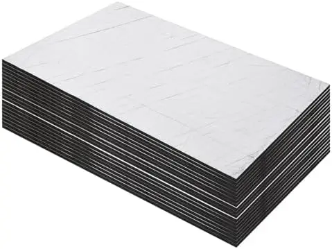 

Тепло- и звукоизоляционный мат для автомобиля - 197 мил, 16,1 кв. футов, с алюминиевым покрытием для капота, дверей, крыши, багажника