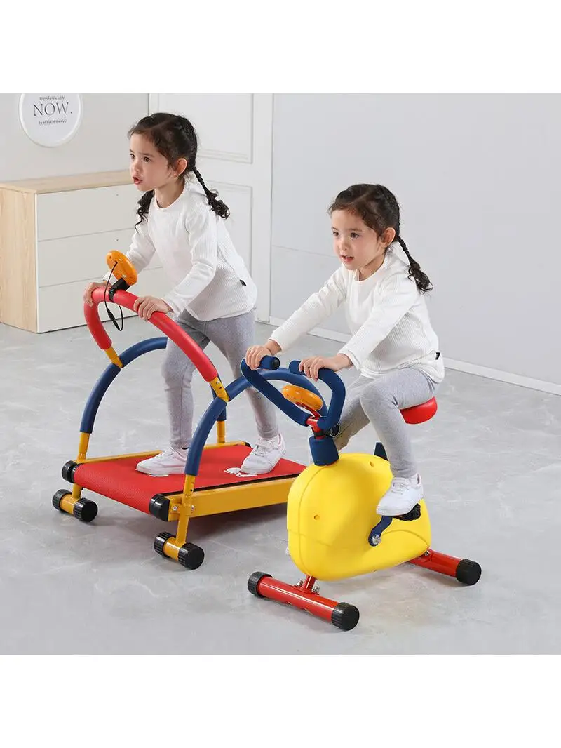AliExpress DUTRIEUX Kids 5-in-1 Fitness Equipment Set - Airwalker Twister Stepper + Rower Bike + Junior Treadmill + Weight Bench (Indoor Gym