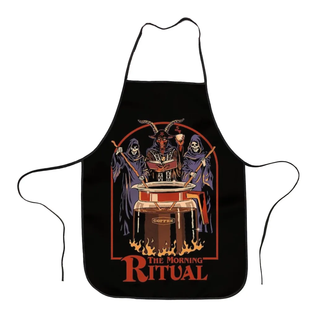 

The Morning Ritual Kitchen Women Apron Household Cleaning Composite Pinafore Salon Home Cooking Baking