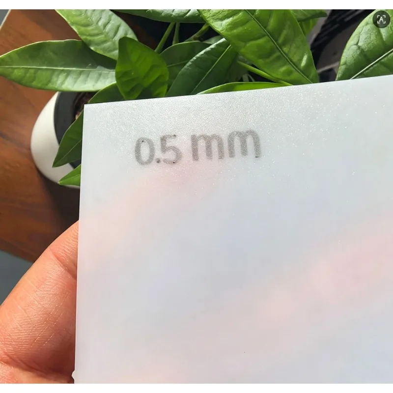 0.5mm Thick White Acrylic Diffusion Board Long Strip Light Panel LED Light Diffusion Board Thin Strip Flexible Line Light Board