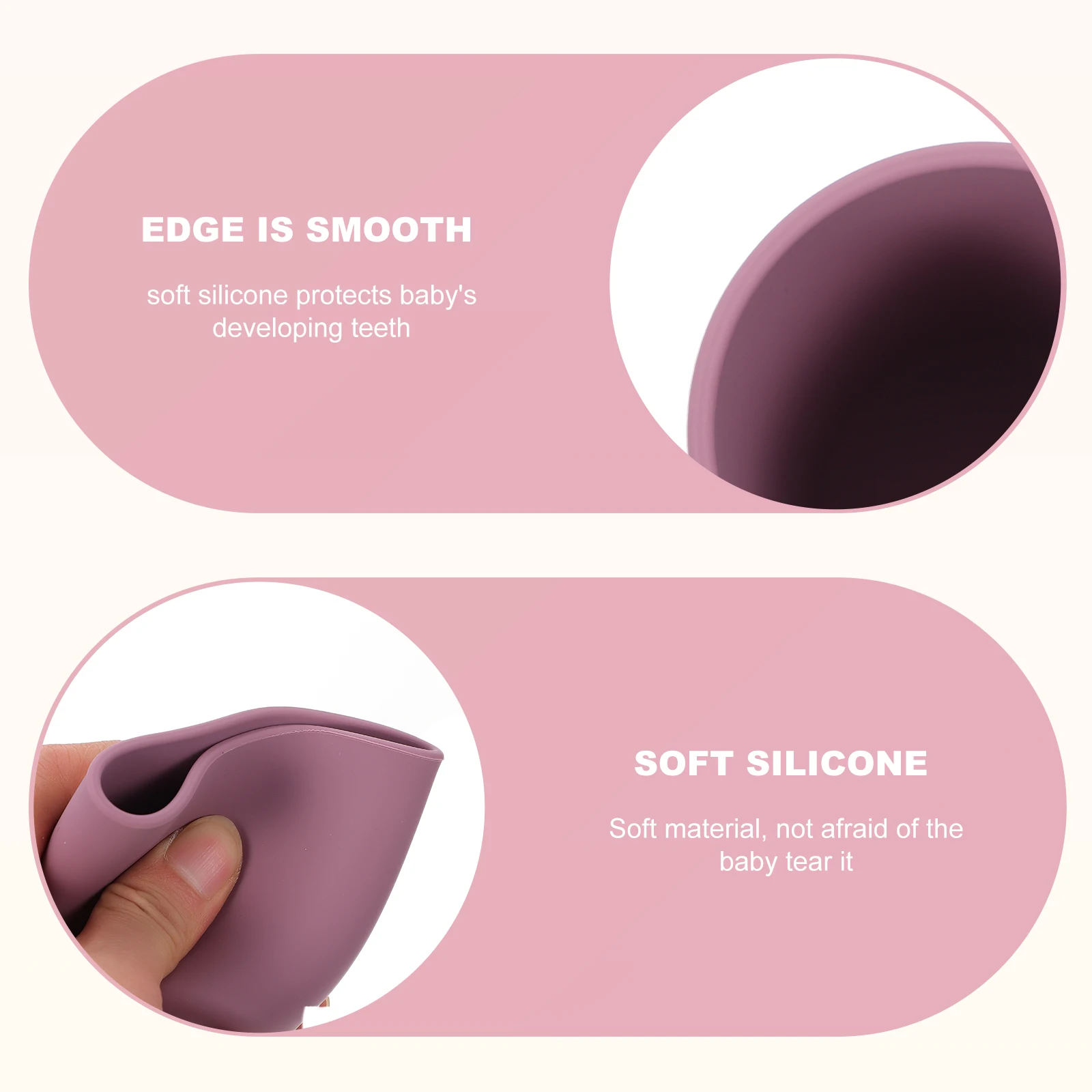 

Baby Silicone Training Cup Durable Fall Resistant Protects Teeth Sturdy Ergonomic Toddler Cups Baby Foods Water Milk Infant