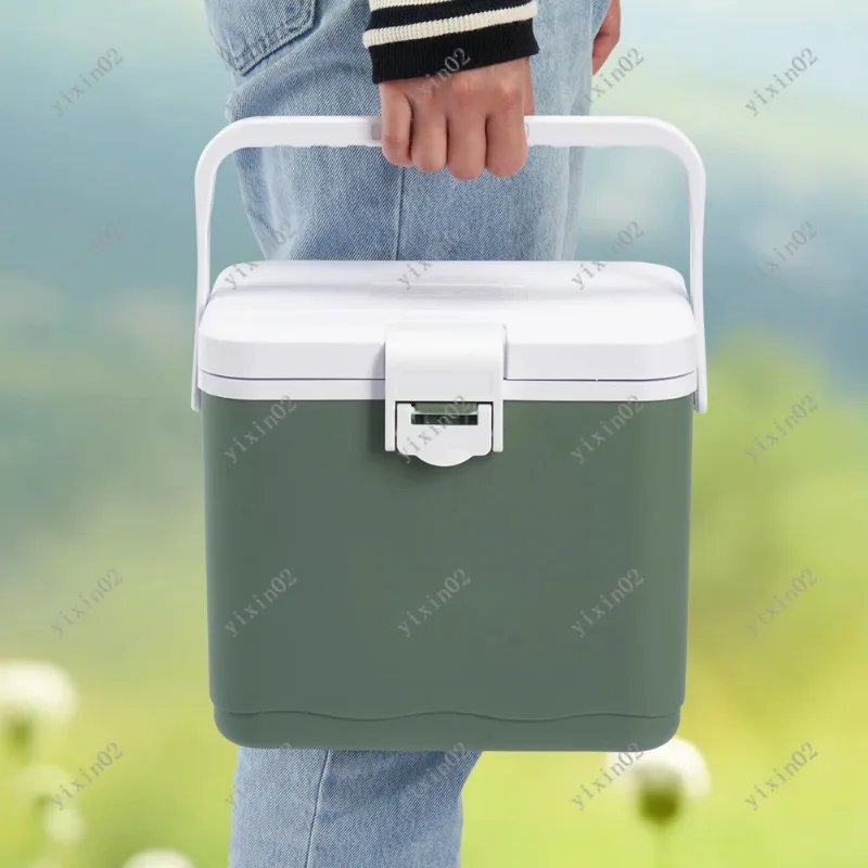 Portable Insulated Cooler Box for Outdoor Camping Ice Drinks and Commercial Use