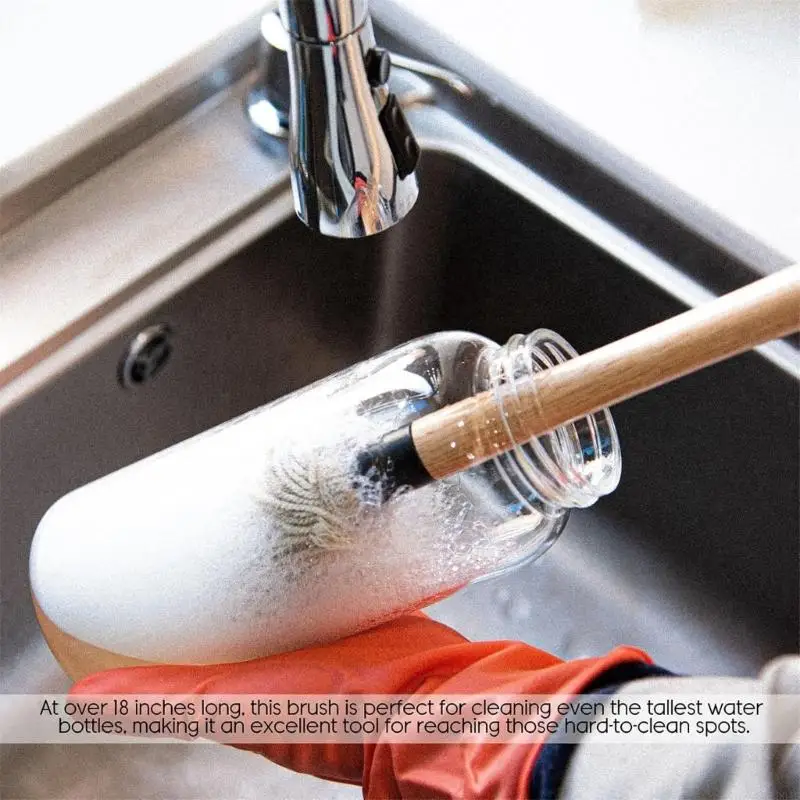 D0AB BBQ MOP Brush Set Brunch مع مقبض خشبي مناسب للخبز والشواية