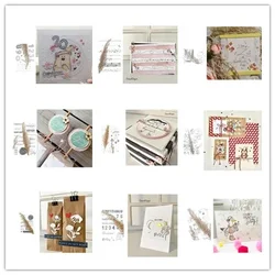 German Transparent Clear Stamps for DIY Scrapbooking/Card Making/Kids Christmas Fun Decoration Supplies