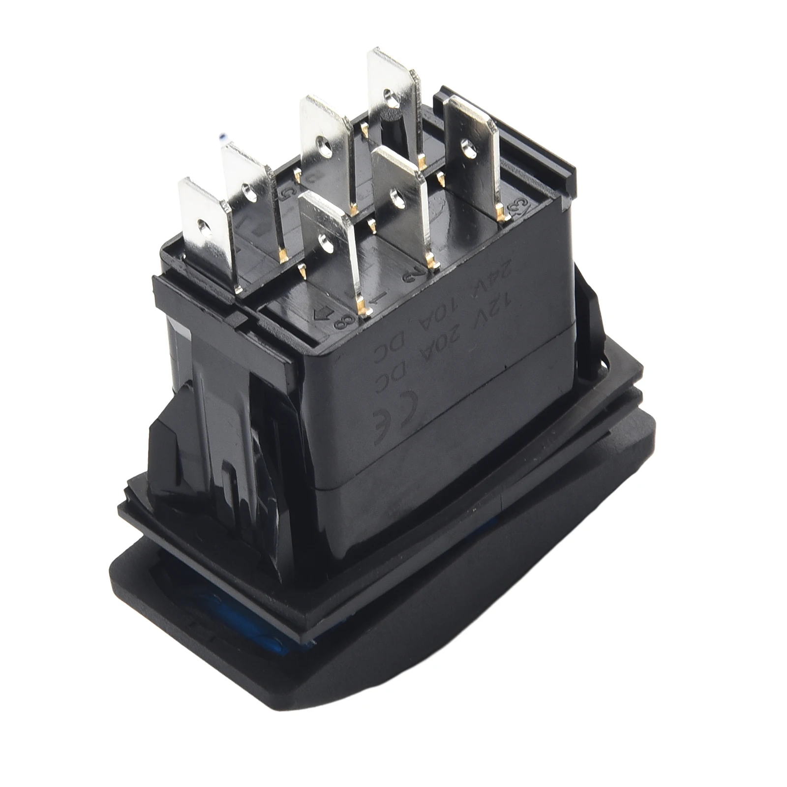Accessories Rocker Switch 24V/10A 49*52.5*24mm 660030 7 Pin With for jumper Wires 12V/20A ABS Plastic Bipolar Double End