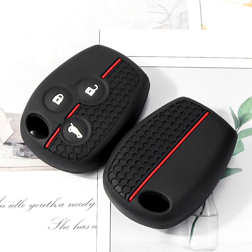 KEYYOU For Renault Trafic Clio Duster Logan Dacia Sandero For Nissan Terrano Almera New Silicone Car Key Case 2 3 Buttons Cover