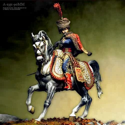 90mm Resin Soldier model kits figure colorless and self-assembled A-1351