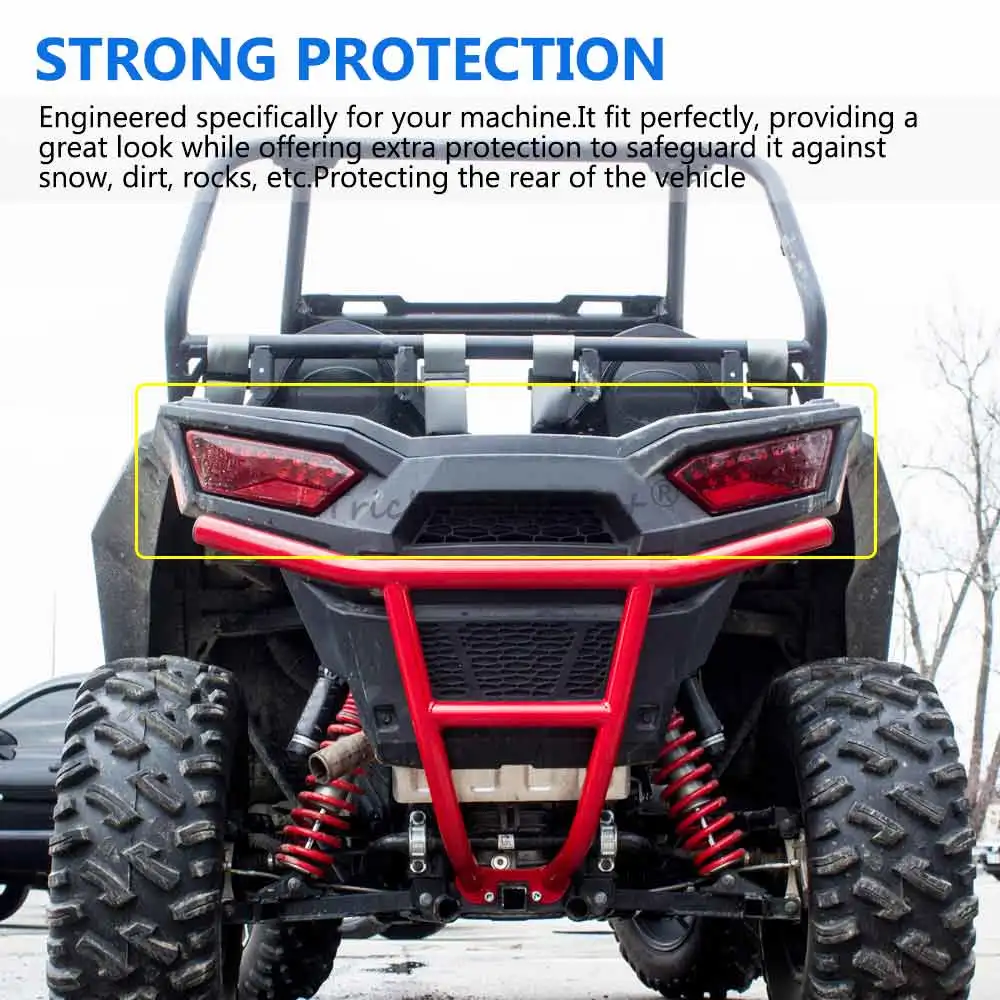 UTV Accessories Rear Bumper Cover Fascia Guard For Polaris RZR XP 4 1000 Turbo EPS Fox Dynamix High Lifter Edition 2014-2018
