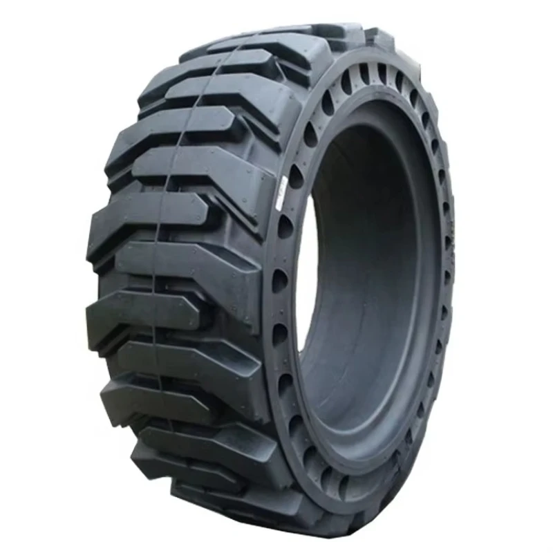 

Solid Rubber Tires Wheels Durable 10x16.5 10-16.5 12x16.5 14x17.5 New Conditions for Skid Steer Loaders