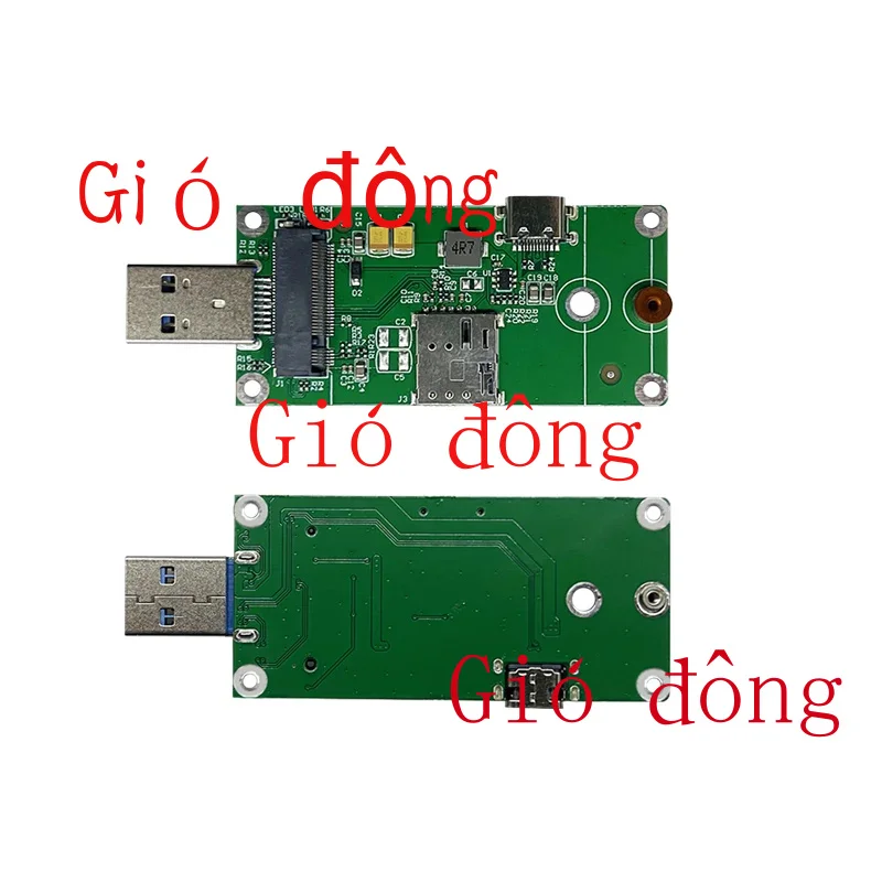 

5G Cellular Module Development Board M.2 to USB 3.0 Adapter with NANO SIM Card Slot For SIMCOM QUECTEL HUAWEI SIERRA FIBOCOM