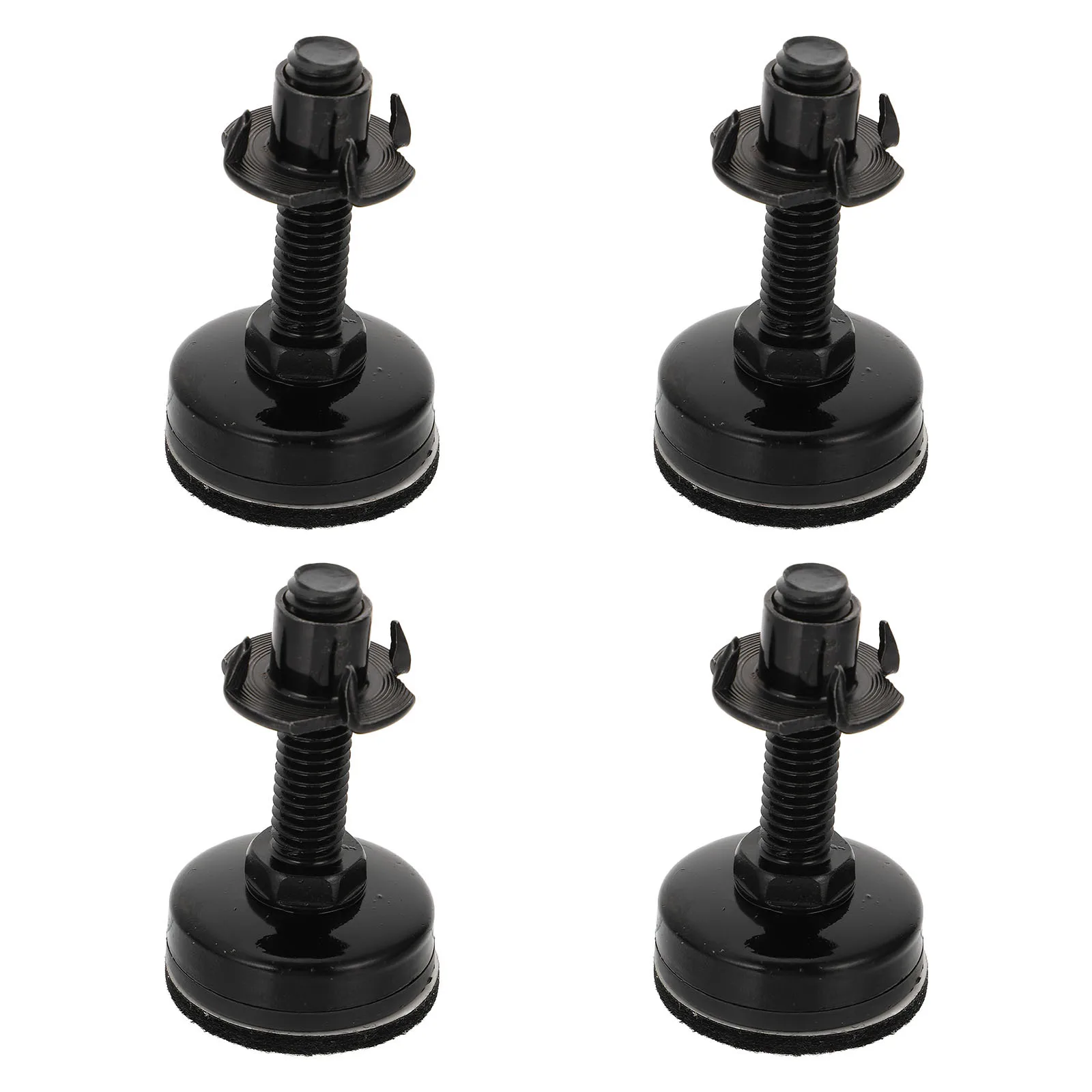 

4Pcs Sofa Leg Adjustable Furniture Levelers Heavy Duty Steel Base for Tables Chairs Cabinets Shelves Balancing Device Home