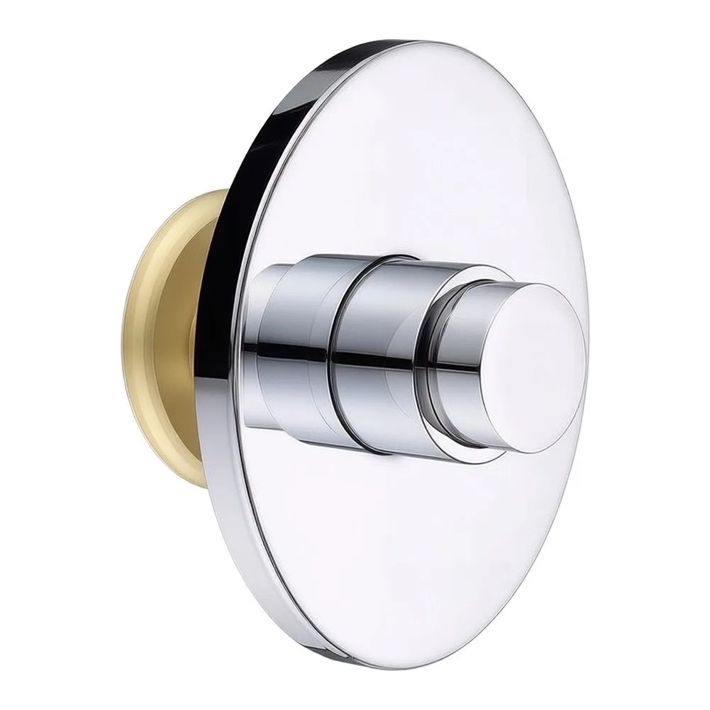 Brass Concealed Shower Valve with Single Push Button for Use in Residential and Light Commercial For Bathrooms