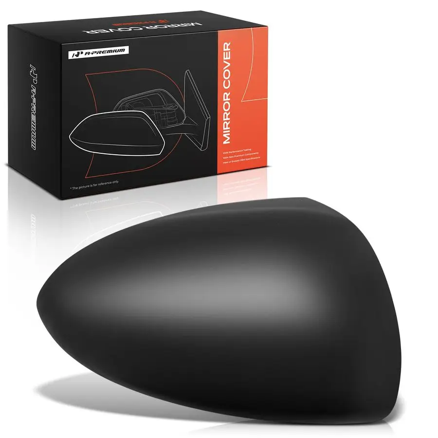 

Крышка зеркала заднего вида со стороны пассажира, совместимая с Hyundai Sonata 2020 2021 2022, гладкая черная, без отверстия для указателя поворота