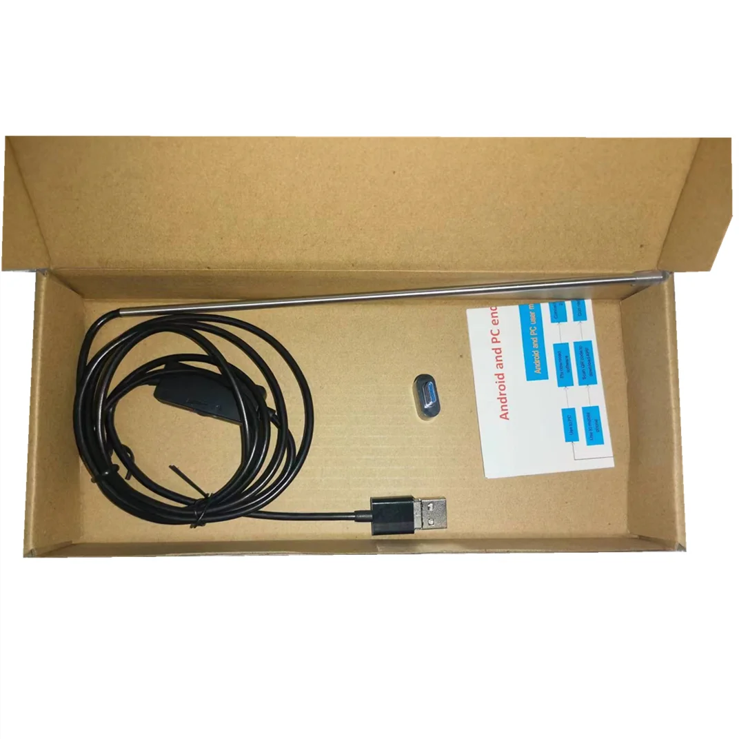 Câmera endoscópica USB 3 em 1 para Android tipo C grande angular FOV 90 °   Inspeção de boroscópio industrial IP67 à prova d'água