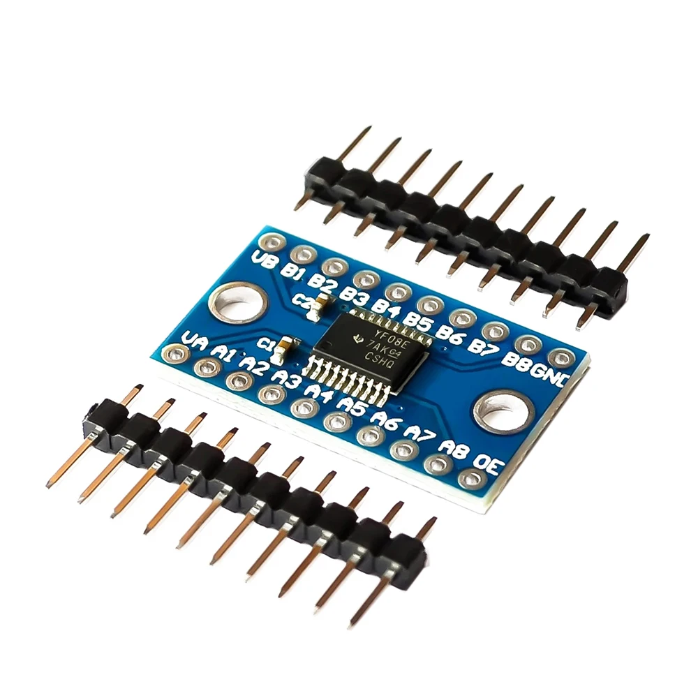 TXS0108E 8 Channel Logic Level Converter Dua Arah High Speed Full Duplex Shifter 3.3V 5V UNTUK Arduino Raspberry Pi