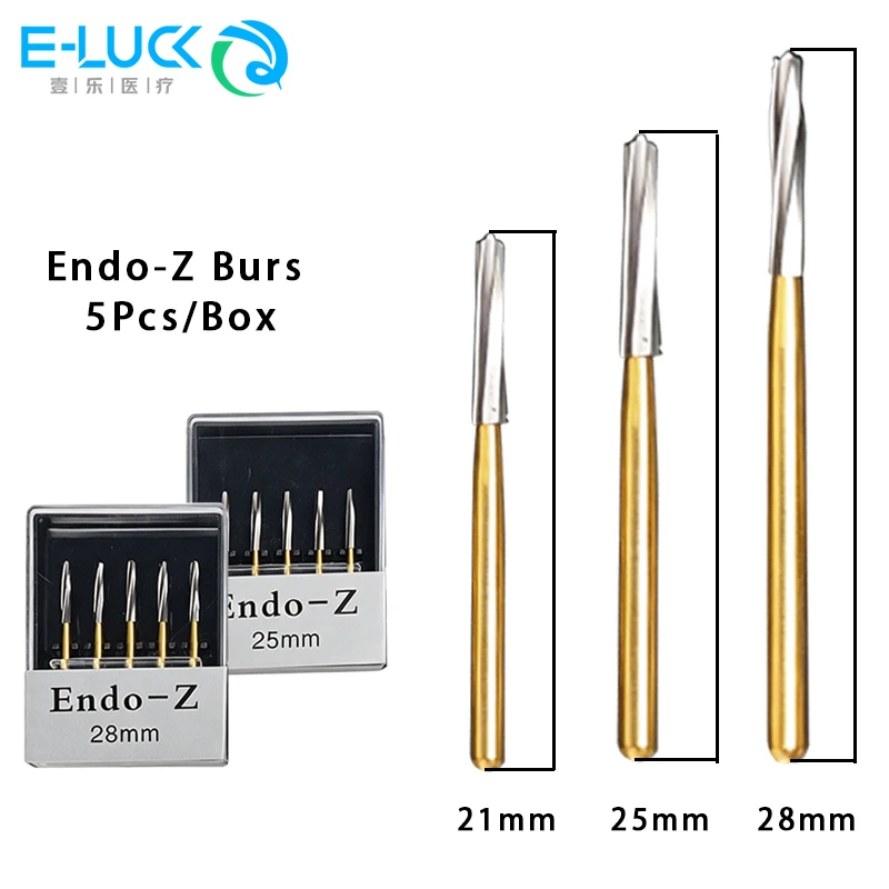 Endodontic Carbide Burs Surgical Endo-Z Tungsten Burs Zekrya 1.6mm Dental Tool for Clinic Root Canal