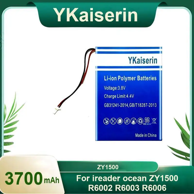 

Long Lasting E - Book Reader Battery 3700Mah For Ireader Ocean ZY1500 R6002 R6003 R6006