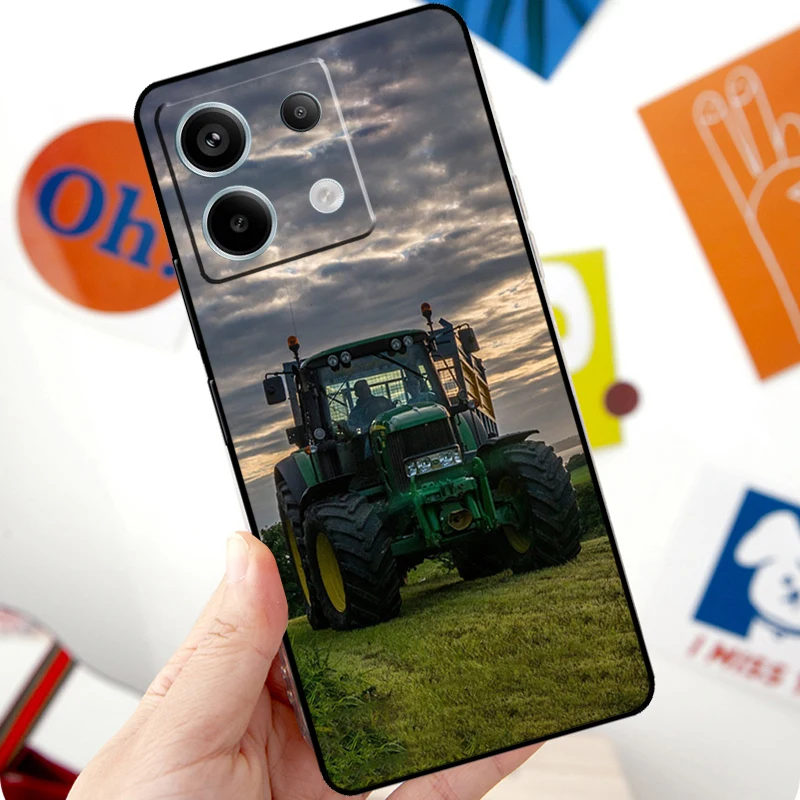 جرار زراعي Funda لهاتف Xiaomi Redmi Note 14 13 10 11 12 Pro 10S 11S 12S حافظة لهاتف Redmi 15 14C 10C 12C 13C