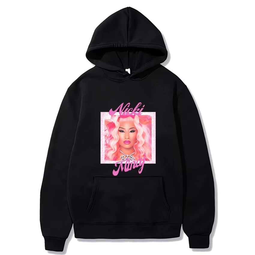 

Hot Rapper Nicki Minaj music Graphic Hoodie Autumn Winter Unisex Fashion Y2k Sweatshirt Men Women Fleece Long sleeve streetwear