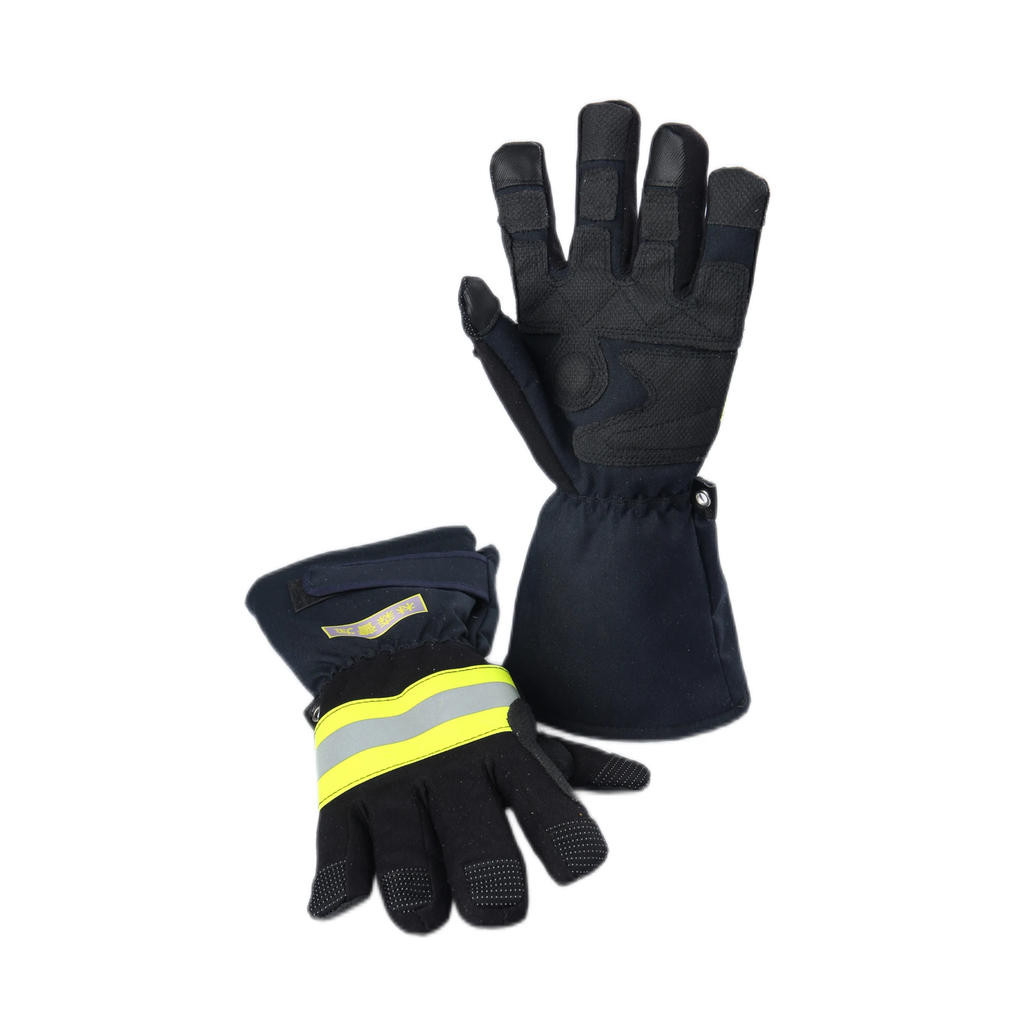 Factory Hot sale high quality fire fighter durable rescue gloves fire resistance gloves