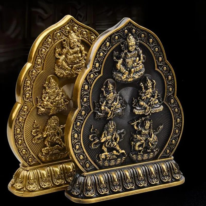 vente-chaude-152-cm-or-cuivre-brun-jaune-tsanbala-couleur-eau-dieu-de-la-richesse-esoterique-ornements-portables-fournitures-tibetaines