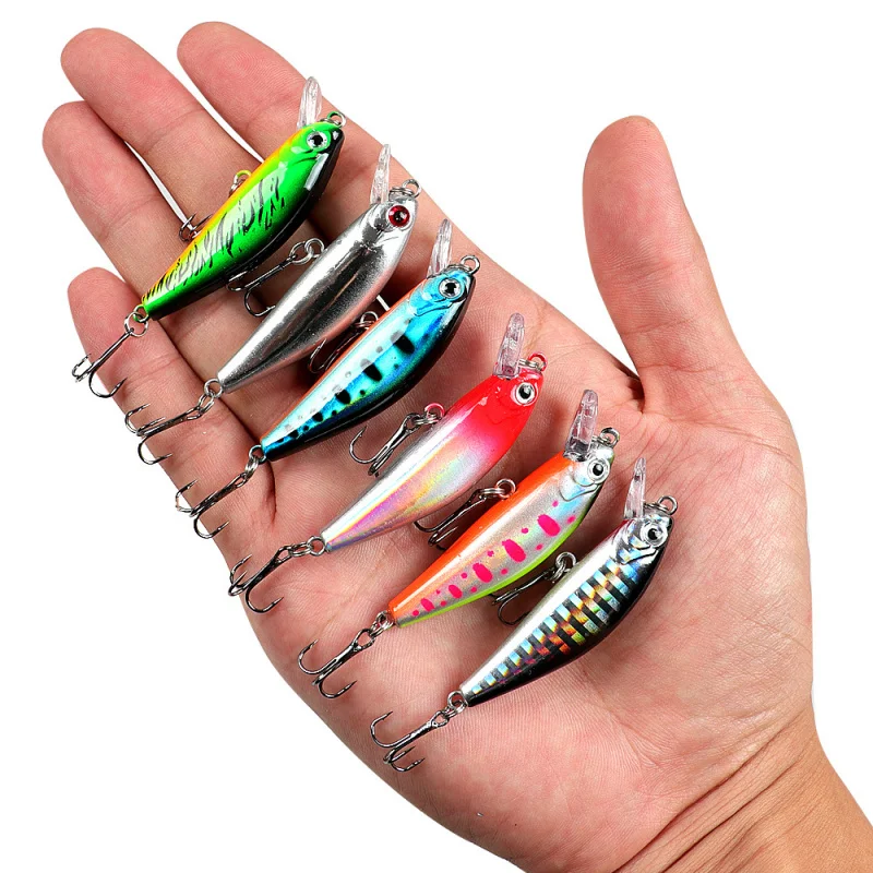 

Японская приманка-минноу 6 см, 6 г, для морской и пресноводной рыбалки, для дальнего заброса, идеально подходит для ловли баса и окуня