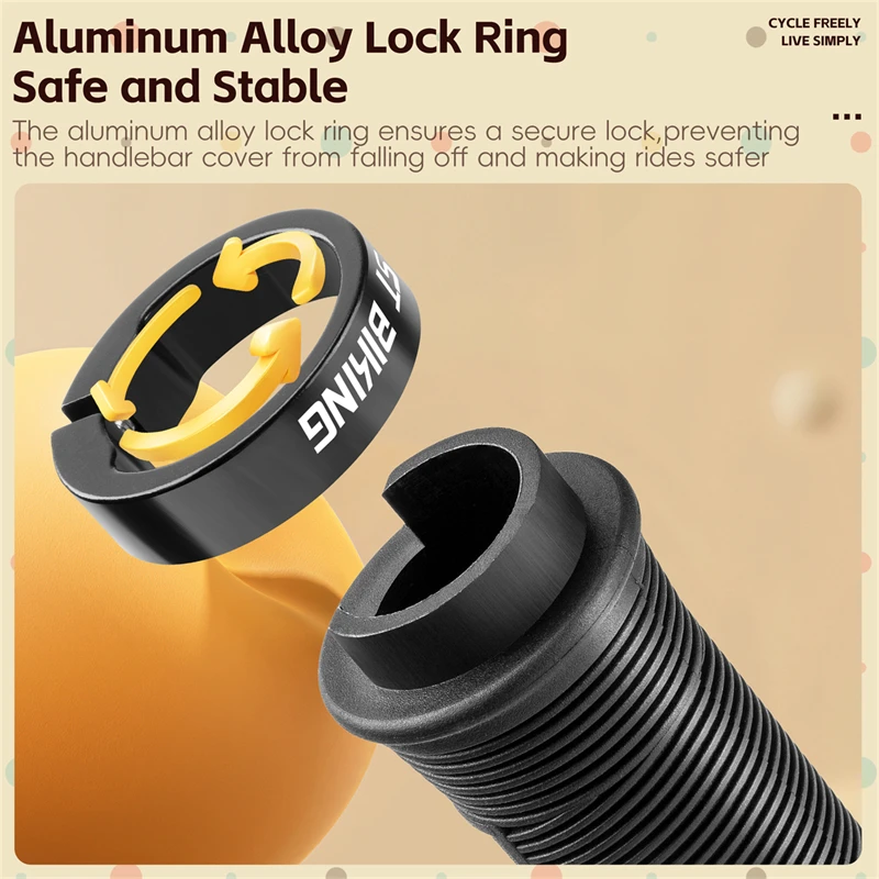 WEST BIKING Children's Bike Grips TPR Anti-slip Shock Absorption Kids Bike Handlebar Cover 22.2mm Standard Diameter MTB Grips view 5