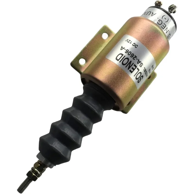 미쓰비시 믹서 트럭 SA-2969-A SA-5174-12 용 12V 정지 솔레노이드 밸브 SA-2606-A 2001-12E3U1B2S2 2001-12E2U1B2A