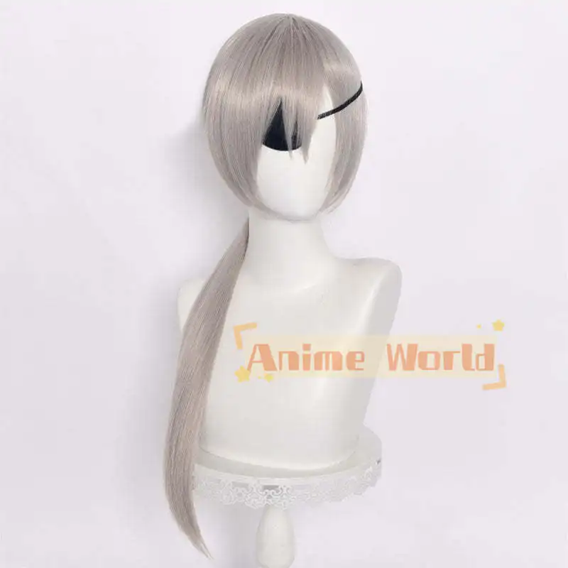 Quanxi Grey Cosplay Wig - Wig+Goggles