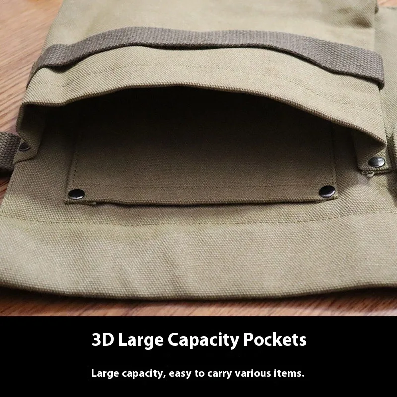 Avental de ferramenta crossbody eletricista carpinteiro construção leve durável workwear multi bolso cinto utilitário bem feito resistente
