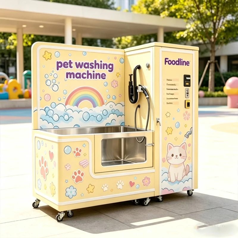 All In One Self Service Dog Washing Machine Pet Bath Spa Equipment With Foam Rinse And Disinfection Function Customized
