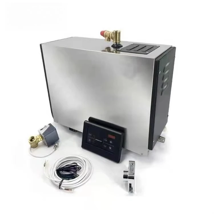 6kW stainless steel sauna steam generator, oval shape, suitable for villas and hotels