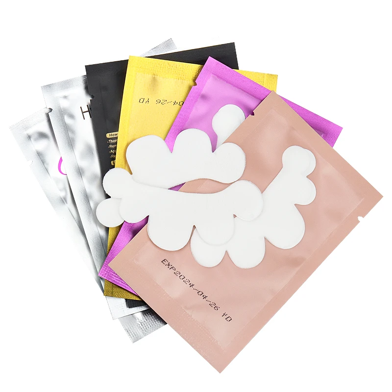 50 Pairs Cloud Shape Paper Eye Gel Patches Under Eye Pads Eyelash Extension Lashes Accessories Tips Female Makeup Tools