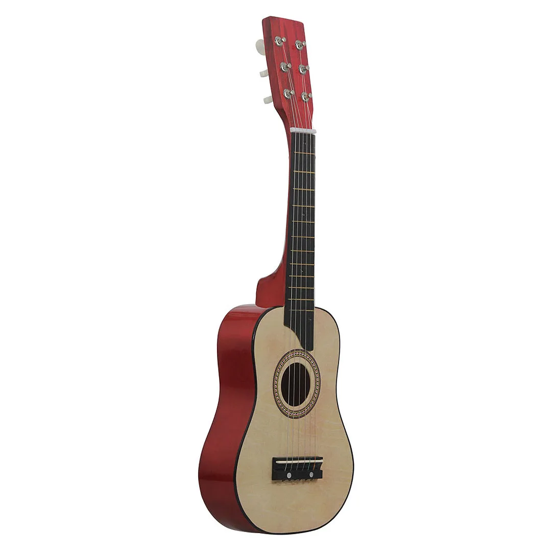 AAAL 25 Inch Basswood Acoustic Guitar 6 Strings Small Mini Guitar with Guitar Pick Strings for Children Kids Gift Beginner