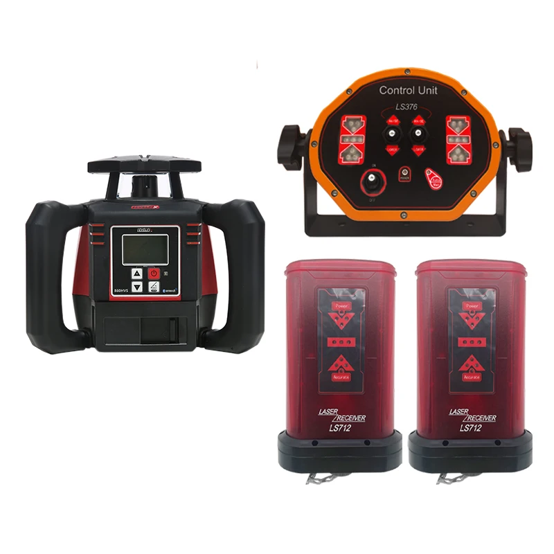 Industrial High Accuracy Dual Slope Leveling Control System for Precise and Rough Concrete Levels