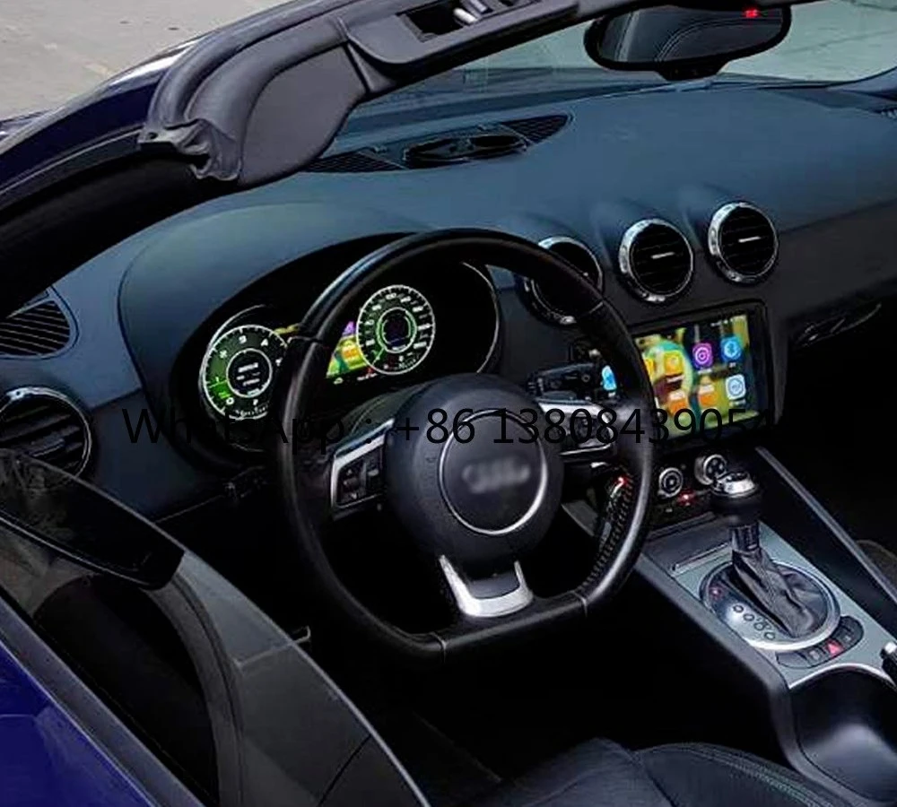 12.3 Inch Linux Car  Speedometer Panel Digital Dashboard Instrument Cluster for Audi TT TTS 2009-2013