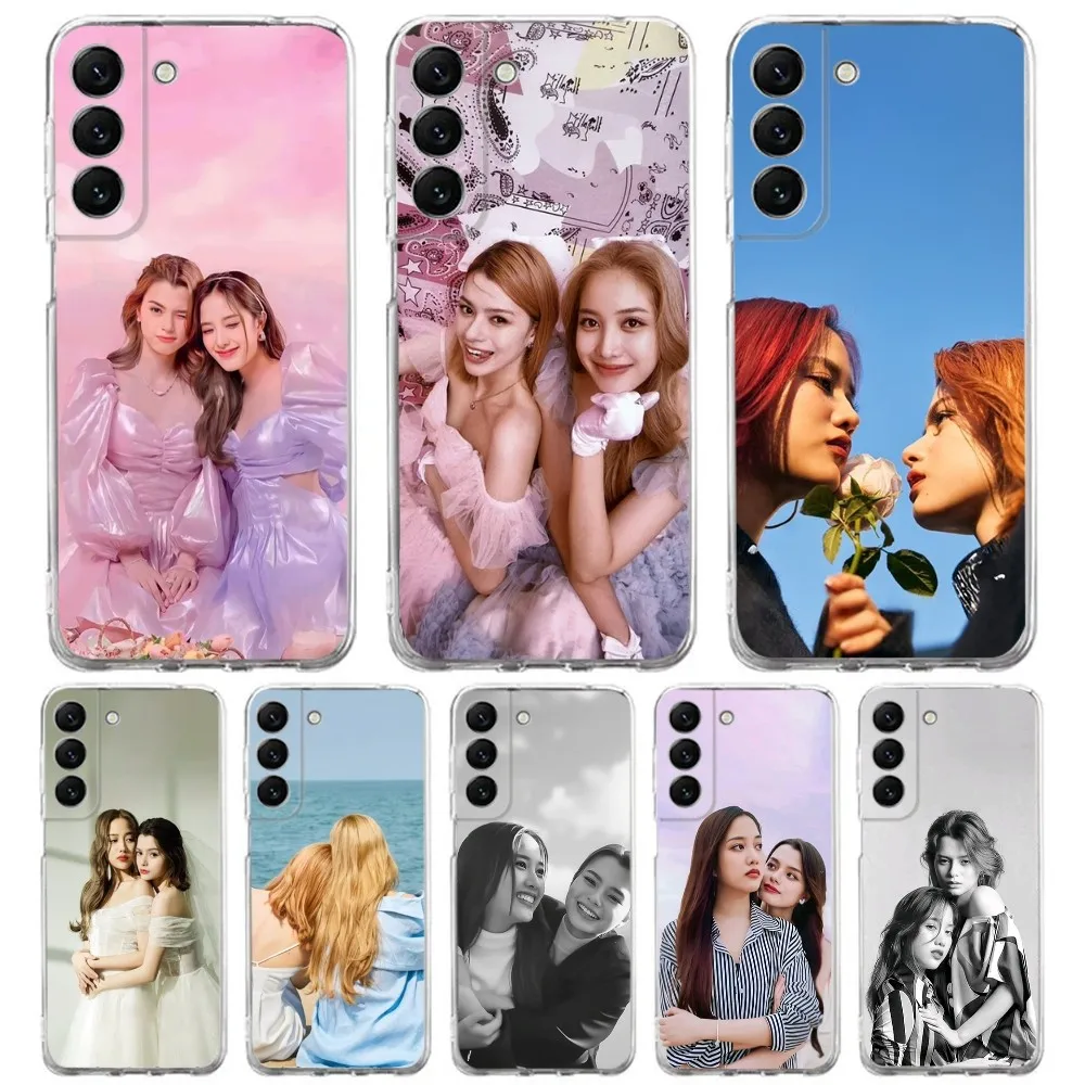 Pink T-Theory Freen Becky Phone Case Silicone For Samsung S30,S23,21,22,20 Ultra,S20 FE lite,S10,9,PIus Note20ultra Cover Clear