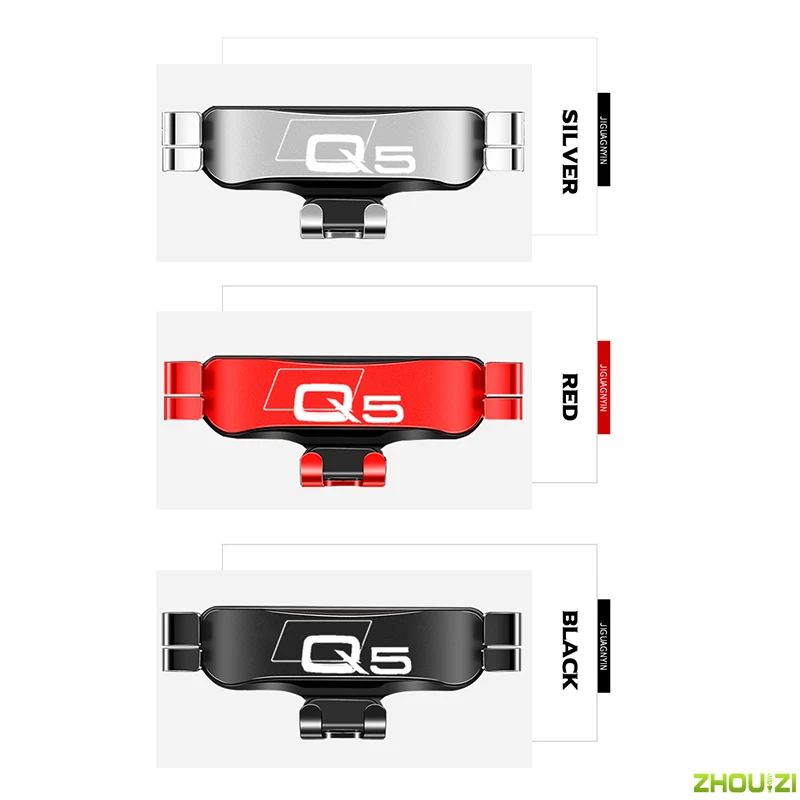 Car Mobile Phone Holder For Audi Q5 2010-2022 Air Vent Mounts Stand GPS Gravity Navigation Bracket Car Accessories
