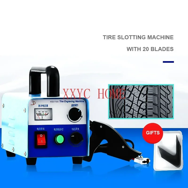 220V/110V Pulse Type Tire Slotting Machine Tire Rubber Engraving Truck Car Rubber Tire Slotting Electric Rubber Cutting