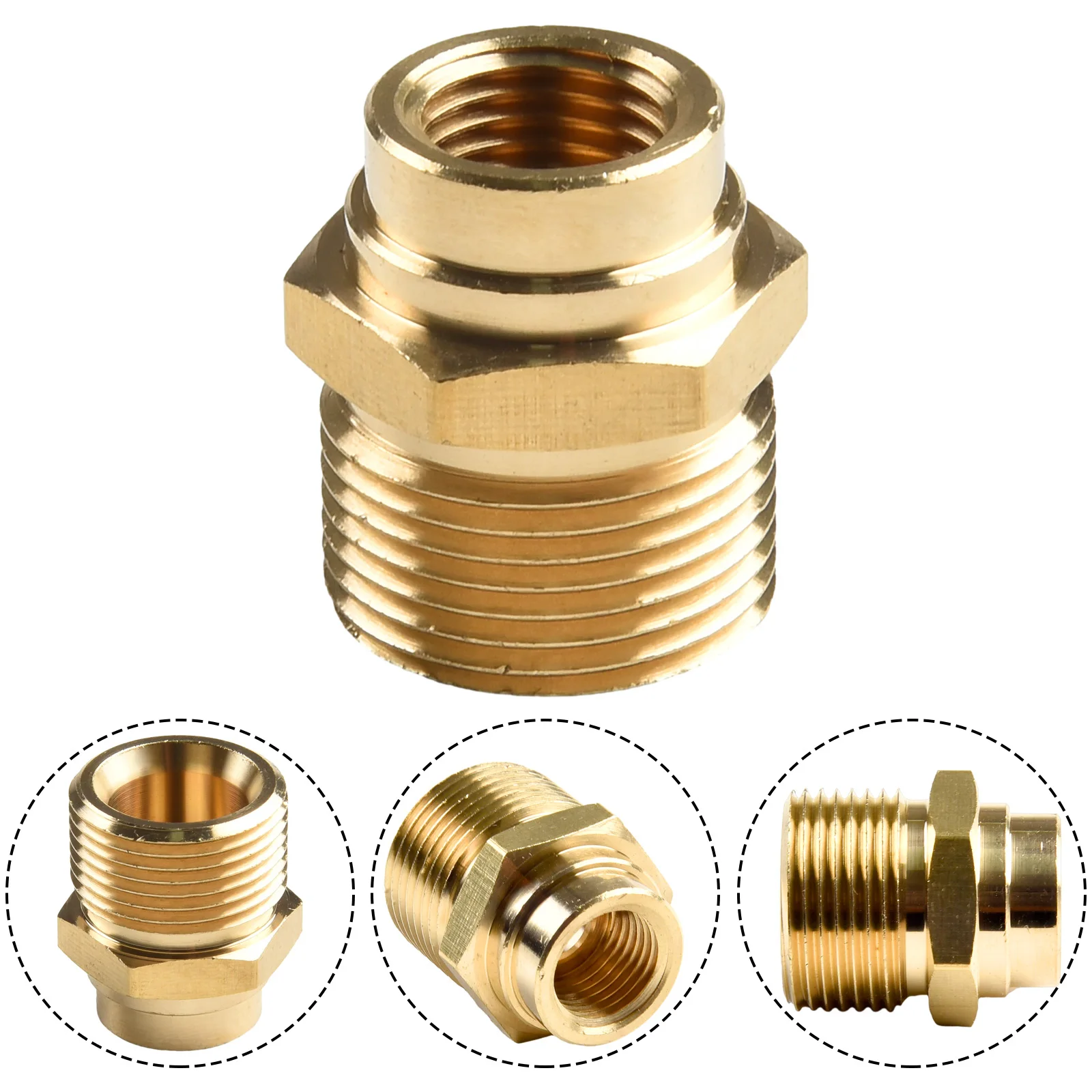 

Brass Adapter High Quality M22 To 1/4 Adapter For Karcher Style Connectors With Low Cost And Long Service Life