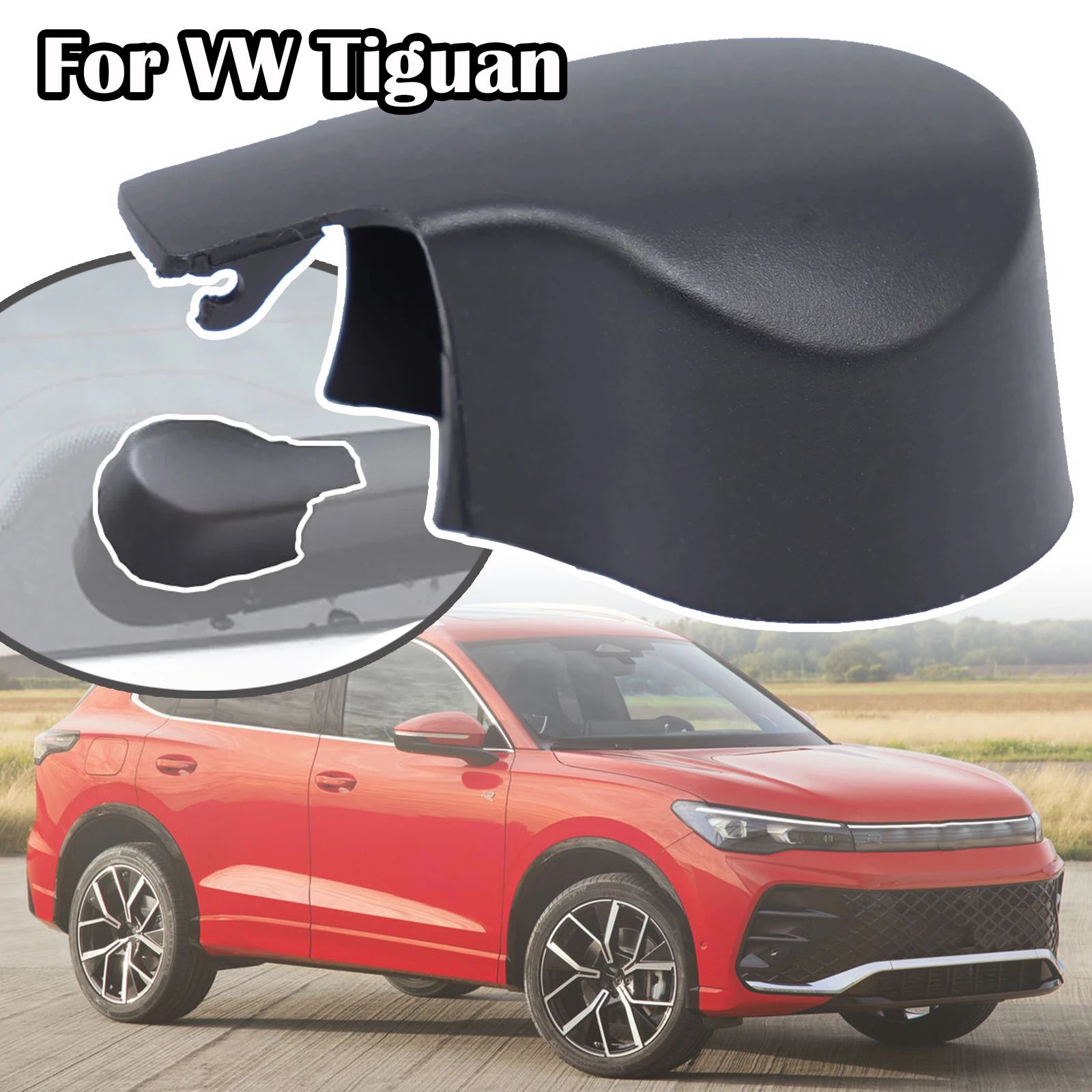 

For VW Tiguan Allspace AD/BW Touareg 7P CR Touran 1T 5T UP Rear Windscreen Wiper Arm Rocker Bolt Cover Cap 2017 2018 2019 2020