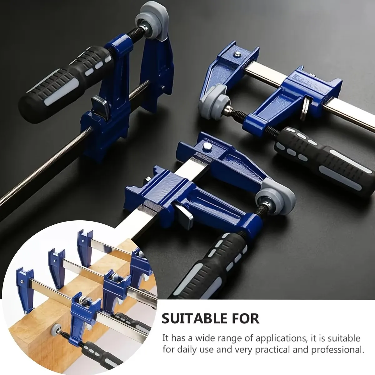 木工用ヘビーデューティーバークランプ、木工用調整可能バークランプ、クイッククランプ、Fクランプ、木工用ホームDIYハンドツール