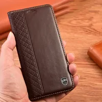 Business Genuine Leather Case For ZTE Nubia Red Magic 3 6 7 8 3s 5s 6s 6R 7s Pro Plus Card Pocket Wallet Flip Cover Phone Cases